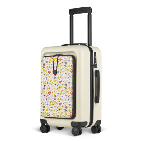 Valise rigide 4 roues JFK Pochette AMS beige
