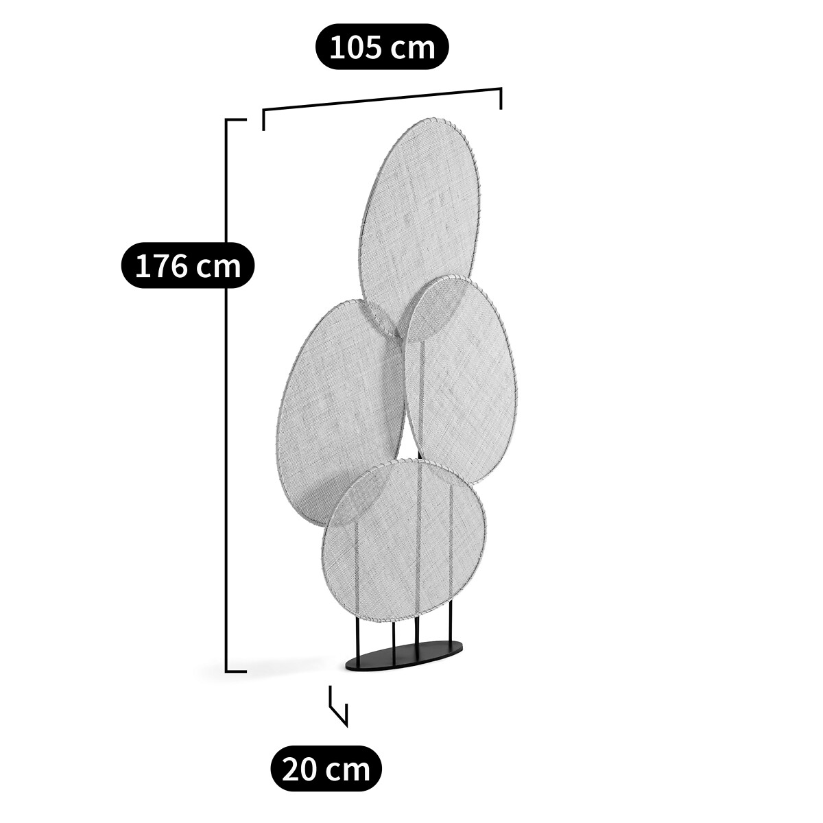 AM.PM<br>Tela de vime tecido, design Canopée E. Gallina