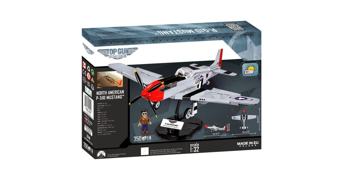 COBIP-51D Mustang Constructiespeelgoed  (Schaal 1:32)