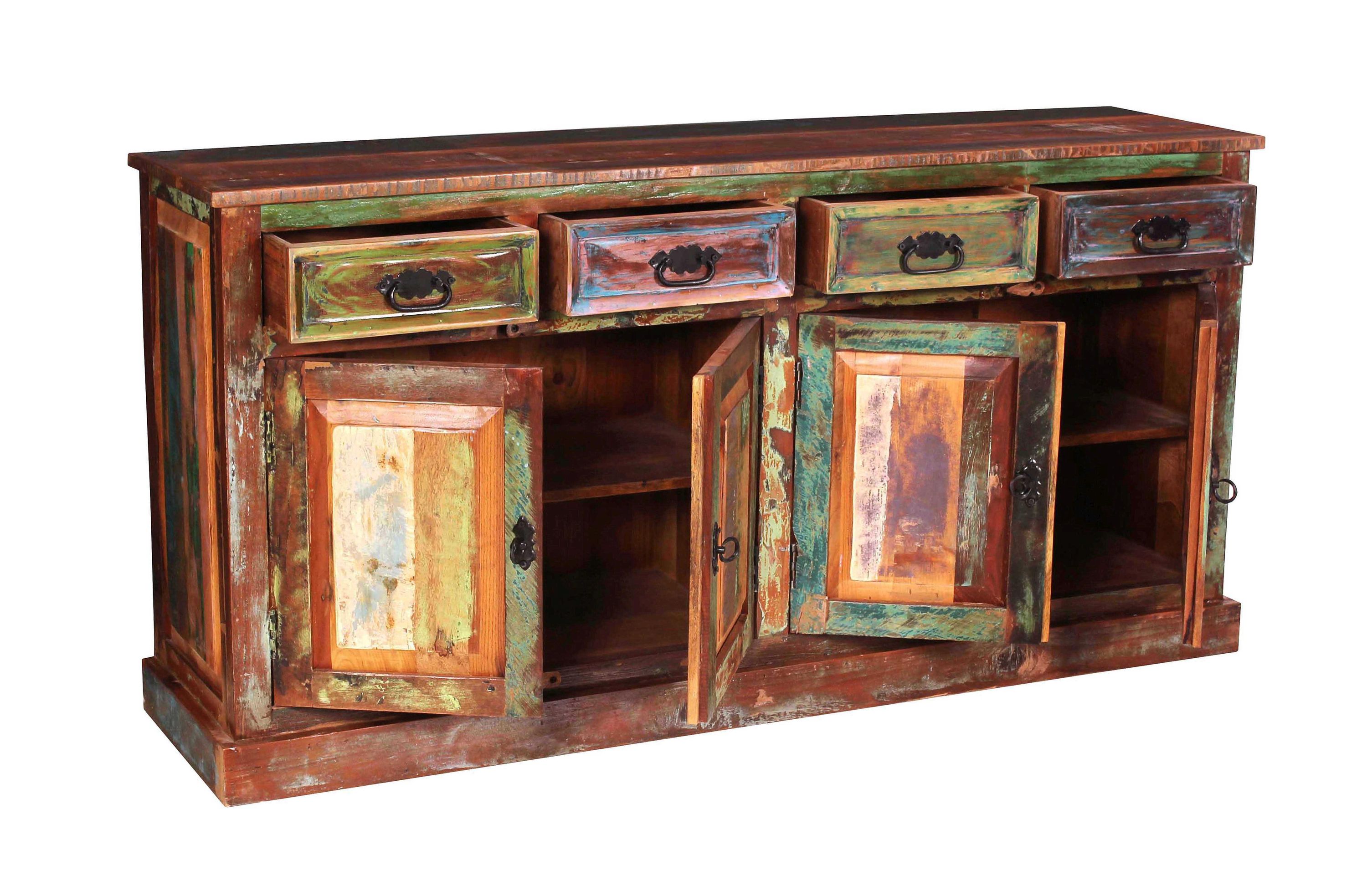 Sideboard Riverboat Altholz Kommode Wohnzimmer Esszimmer Schubladen Schrank