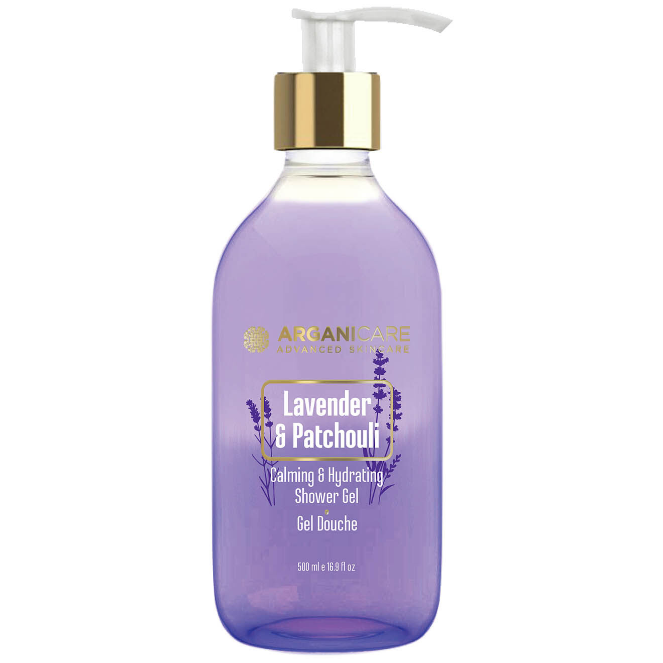 Arganicare Gel douche Lavande & Patchouli - 500 ml
