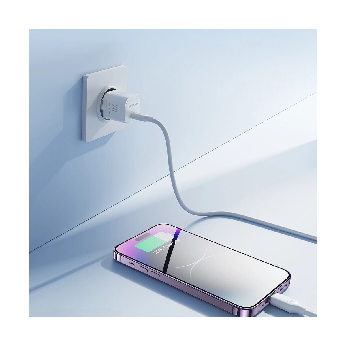 USB C 20W PD Mini-Ladegerät mit USB-C-Kabel