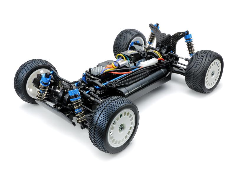 Tamiya Buggy TT-02BR, 4WD, Bausatz, 1:10 Rennversion des TT-02B Buggy Chassis
