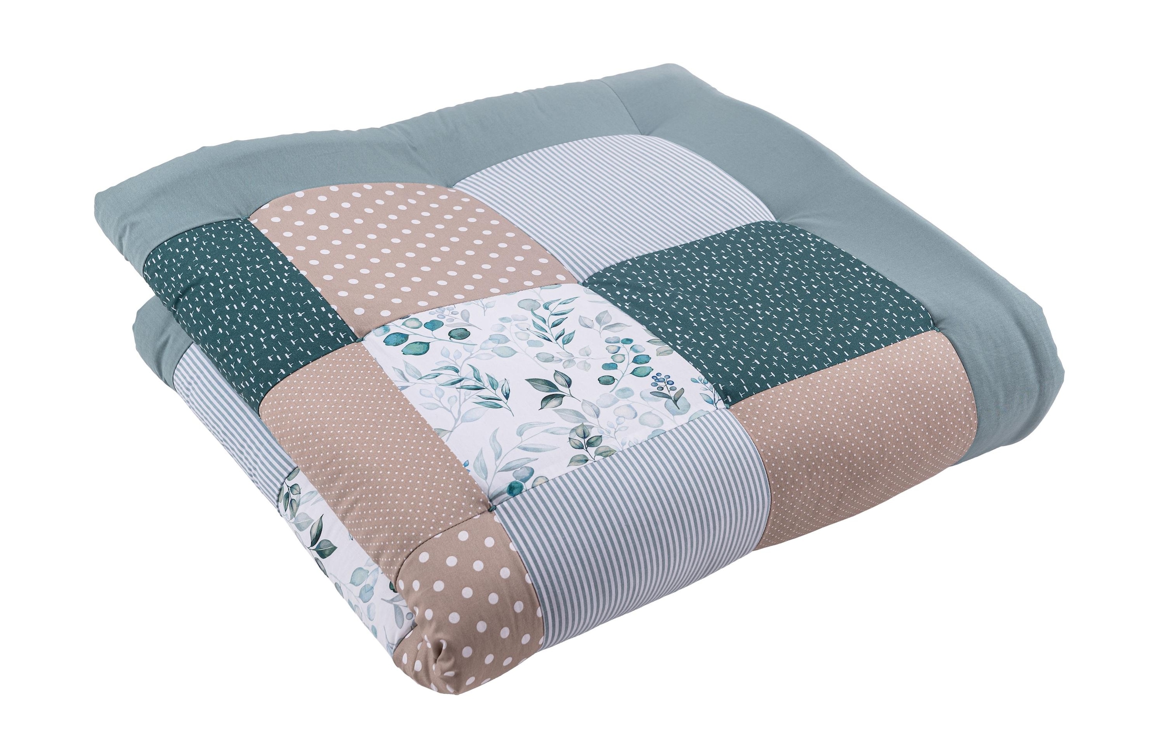 ULLENBOOM ® Krabbeldecke »Eukalyptus 120 x 120 cm«
