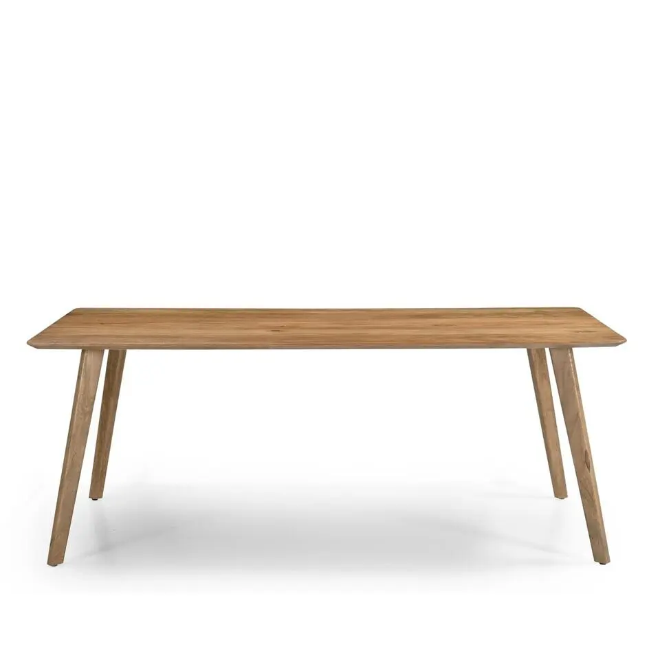Eettafel Rechthoek - 160cm - Mangohout - Naturel - Tafel Denmark