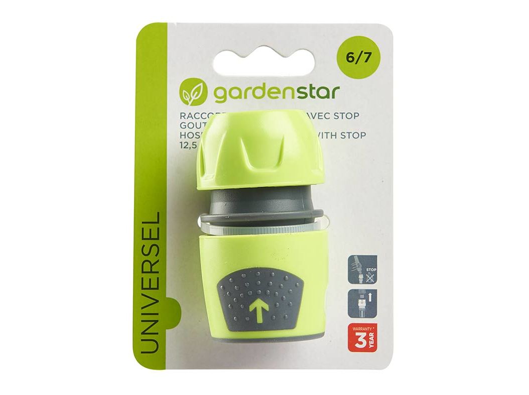 CONECTOR PARA MANGUEIRA GARDENSTAR 5/8 - 1/2 - 3/4