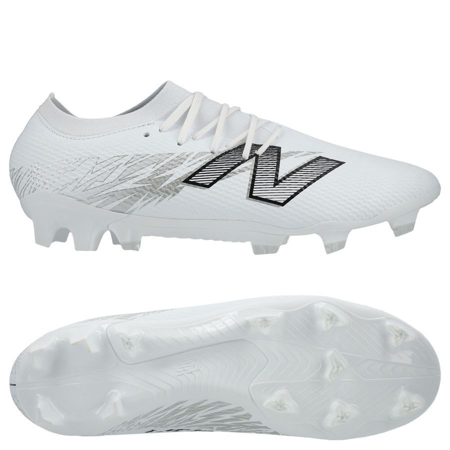 New Balance Furon V8 Team FG 10 Year - Blanc/Noir