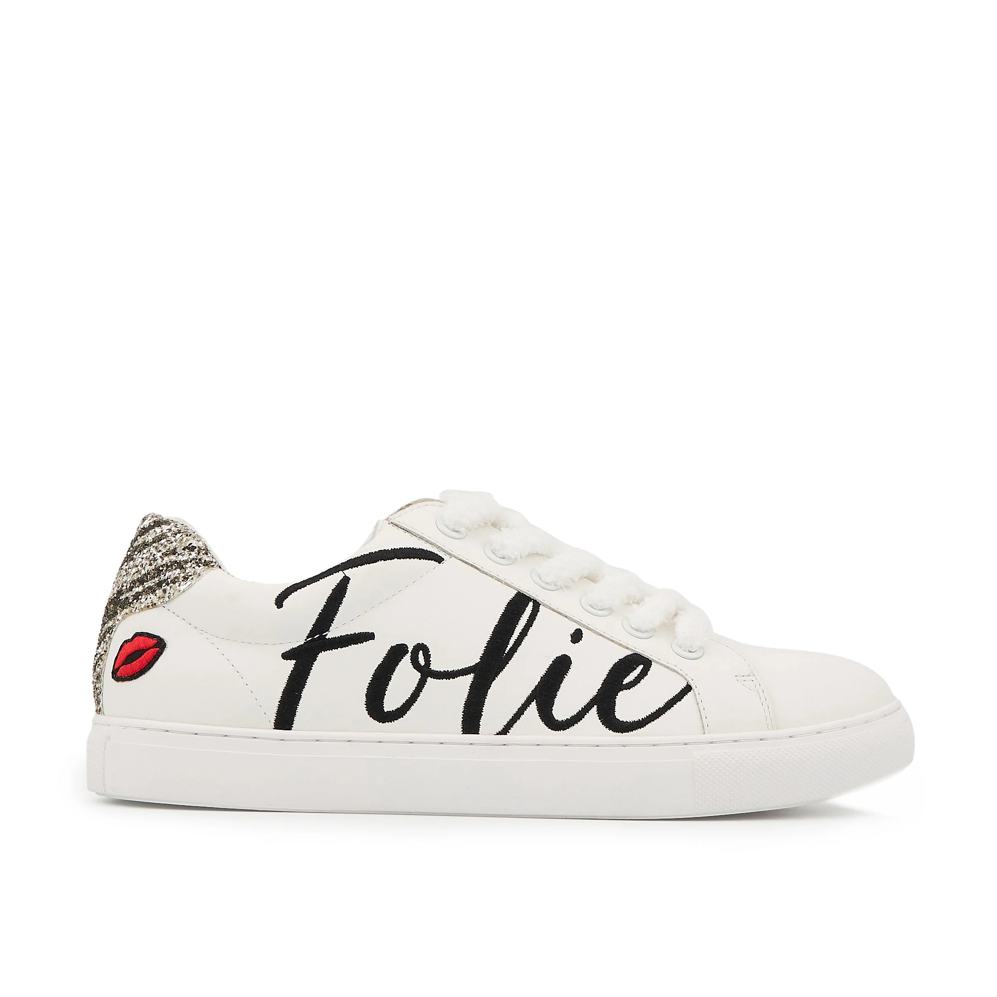 SIMONE FOLIE DOUCE - Sneakers en cuir | Blanc
