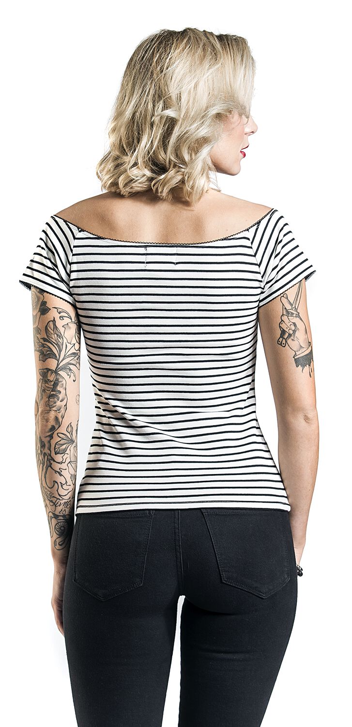 Haut New Dolly | Hell Bunny T-Shirt Manches courtes