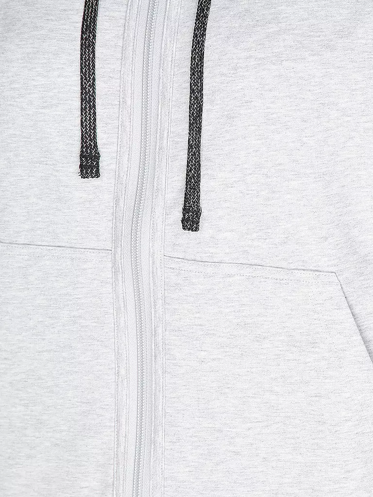HUGO Loungewear Sweatjacke grau