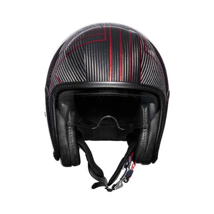 Casque Premier VINTAGE PLATINUM CARBON EX CHROMED BM - Rouge