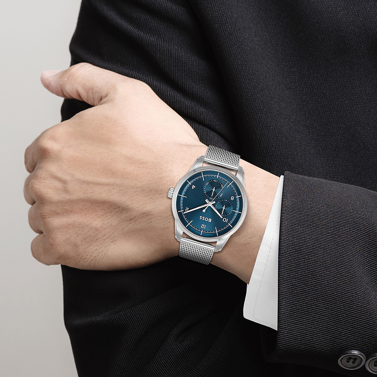 Montre Boss homme acier