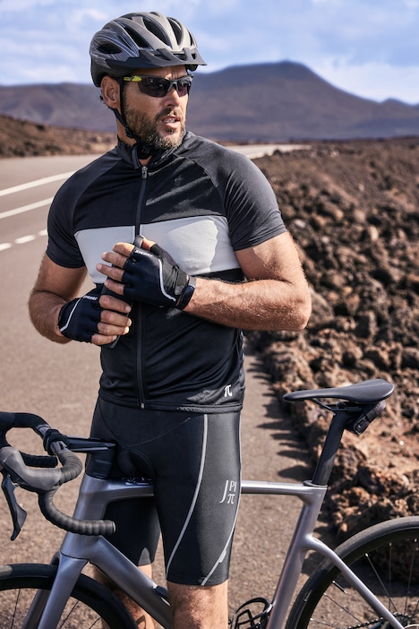 JAY-PI Fahrrad-Trikotjacke, Bikewear, Stehkragen, Halbarm