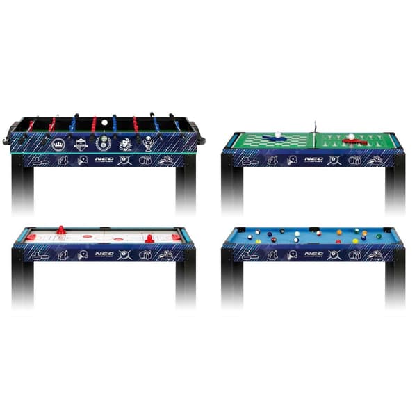 Multispillebord 12in1 106x59x90 cm NS-801 sort