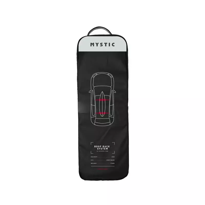 Barres de toit MYSTIC Roofrack System Single Black