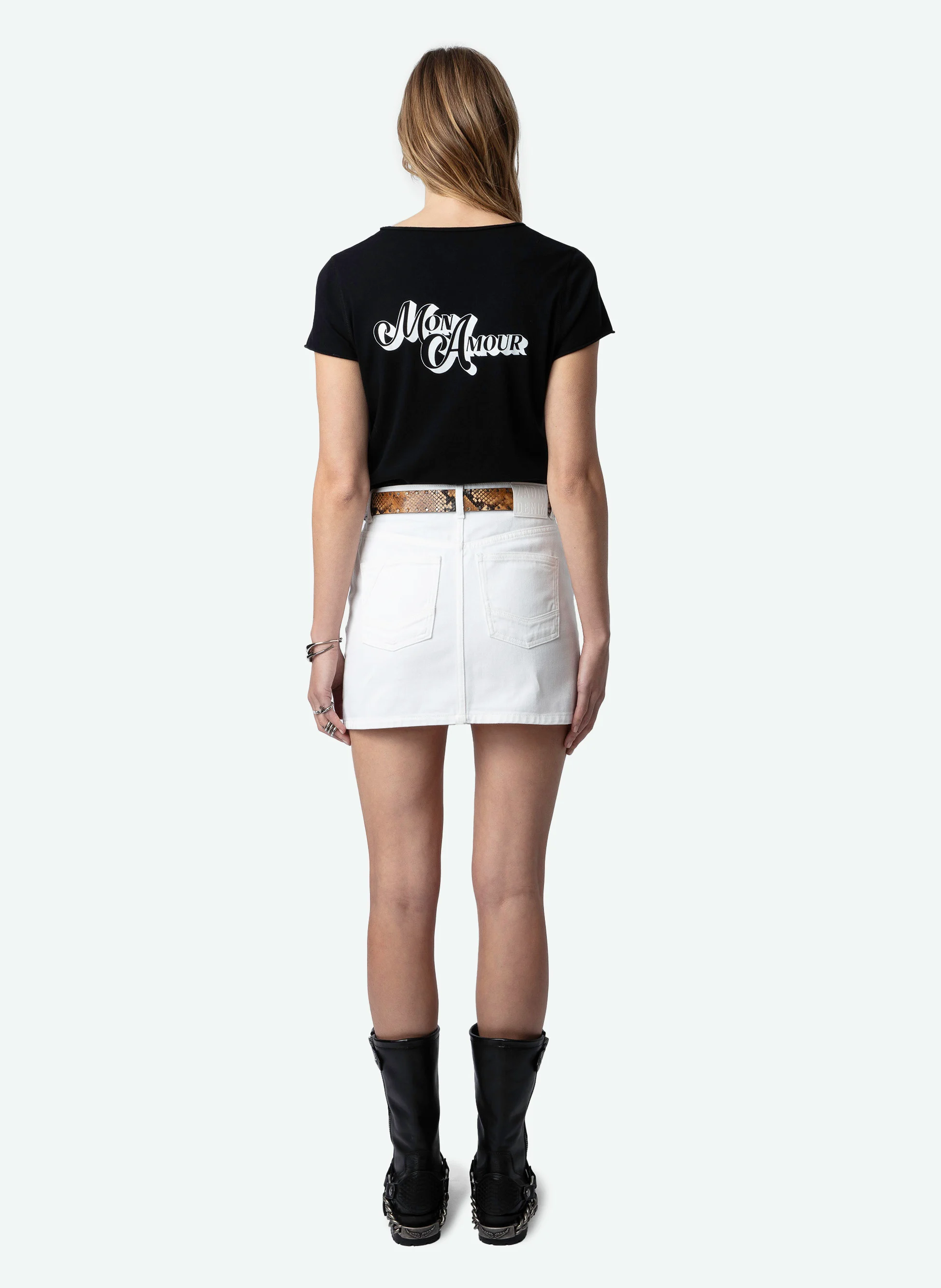 Tee-shirt tunisien en coton biologique | Noir