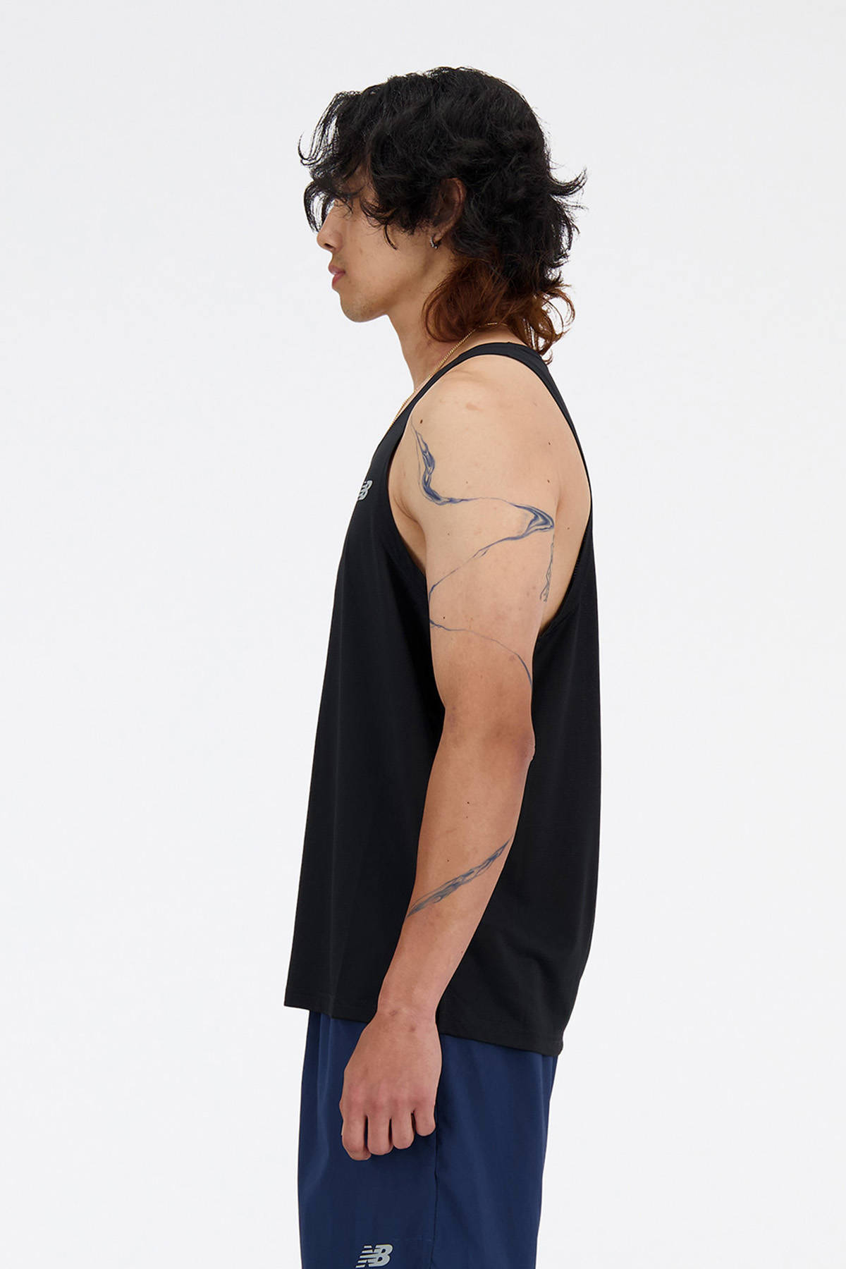 New Balance hardloopsinglet zwart