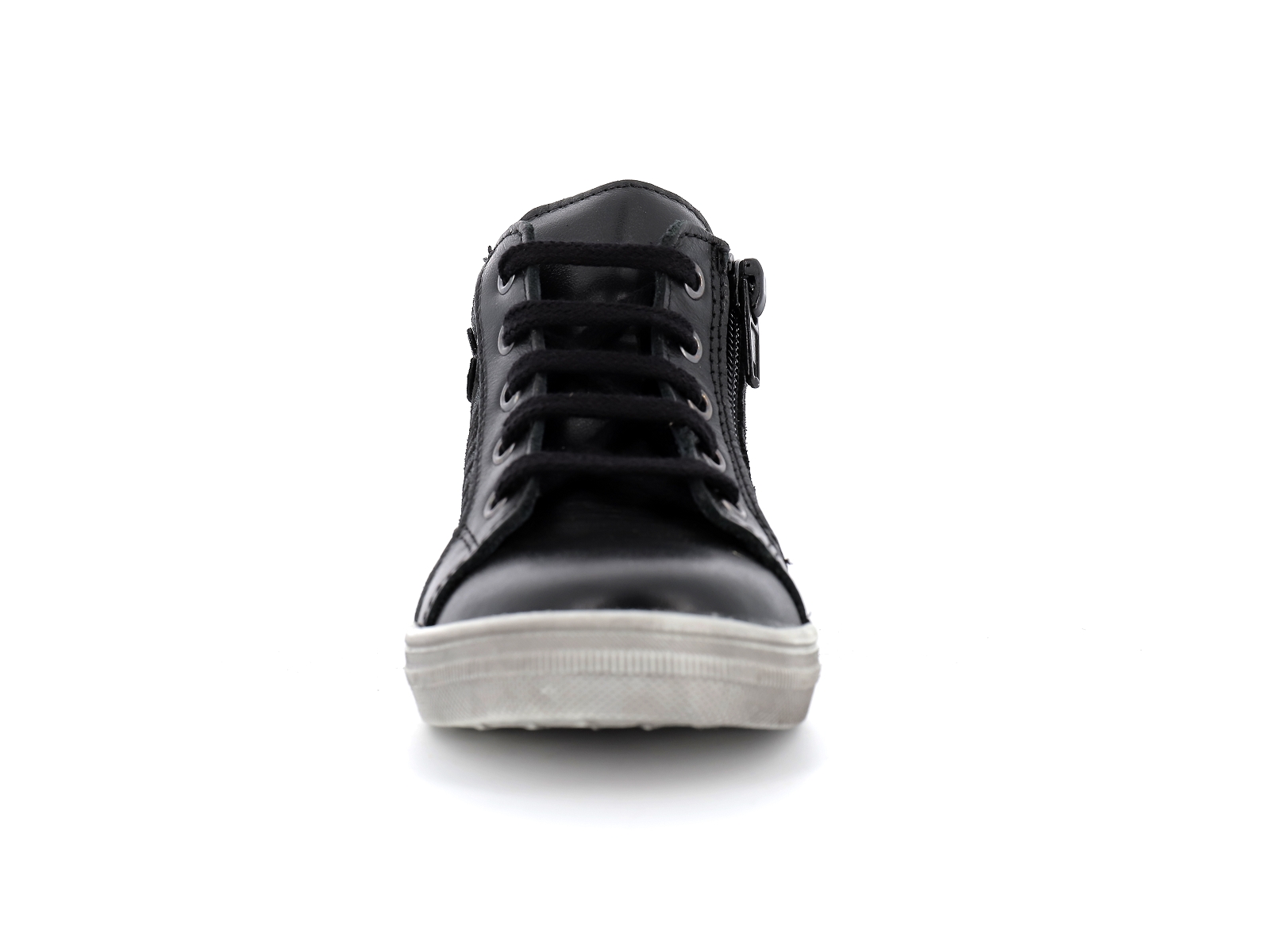 Bopy-SEBRA Cuir Noir Gris