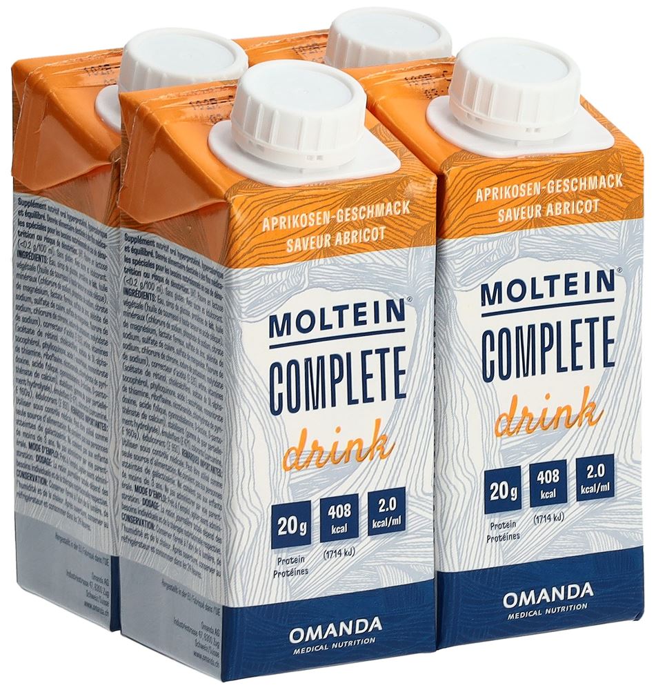 moltein Complete Drink Aprikose Tetra 200 ml