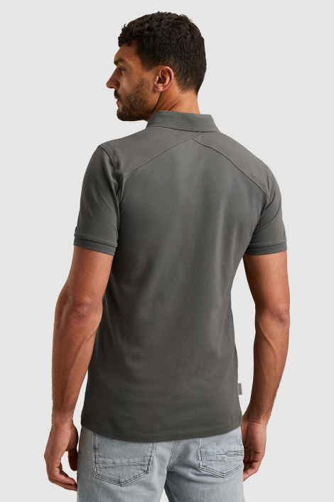 Cast Iron grijze heren polo