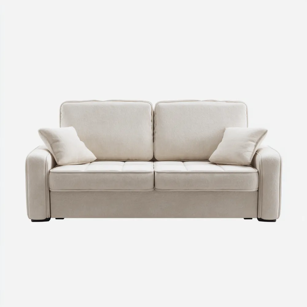 2-Sitzer-Sofa Stoffbezug 200x90x85 cm - Beige - Modernes Design