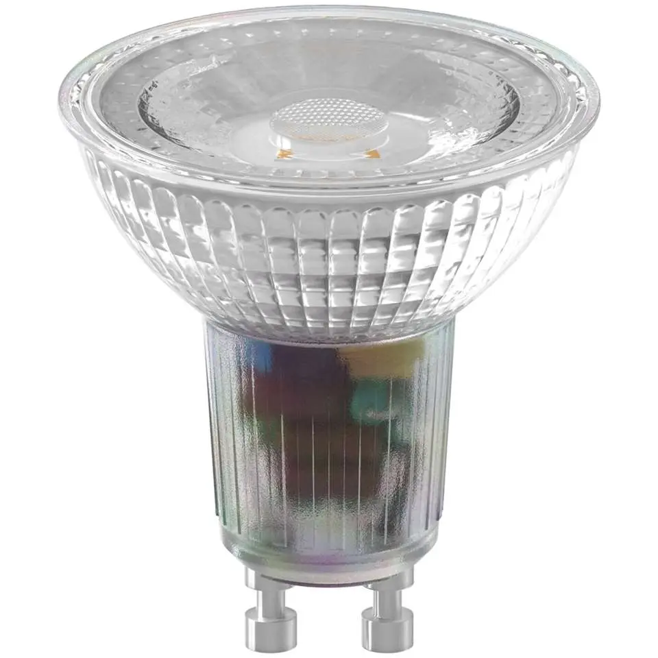 Calex LED reflectorlamp - SMD - zilverkleur - GU10 - 4,9W - 3 stuks - dimbaar