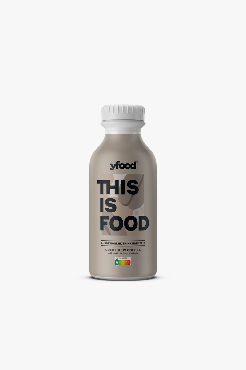 yfood Classic 6 x 500 ml Cold Brew Coffee Trinkmahlzeit