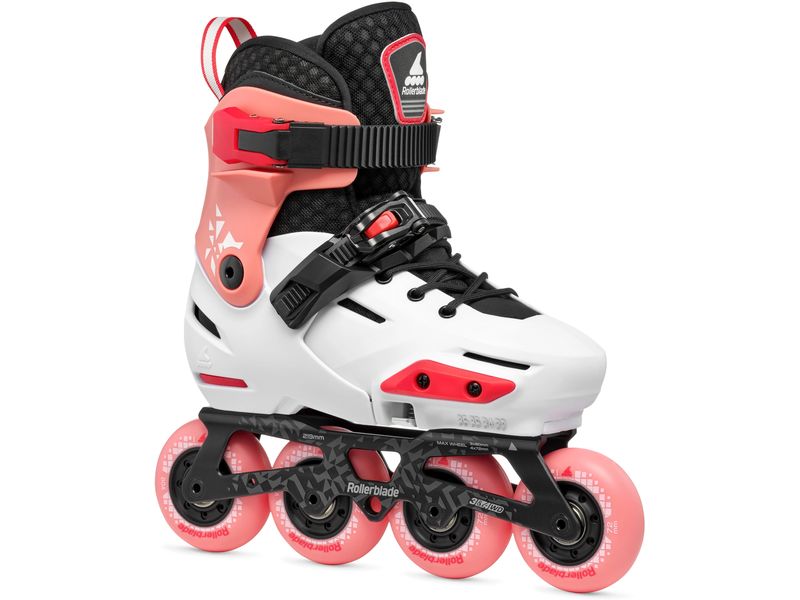 ROLLERBLADE Inline-Skates Apex Platin/Coral, 37-40 Verstellbare Inline-Skates für Kinder
