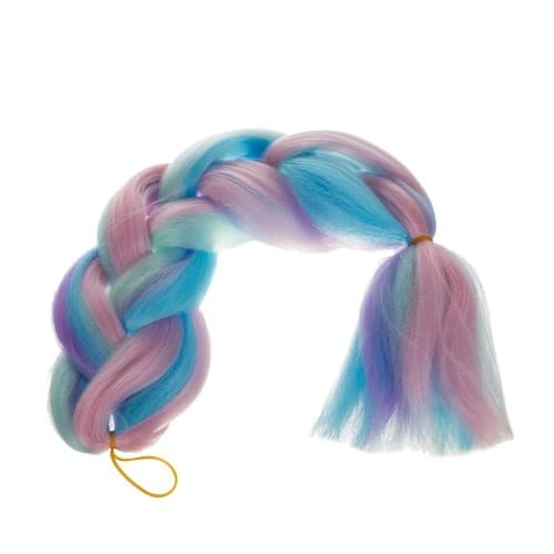 Syntetisk hår ombre blå/fiol Soulima 21366