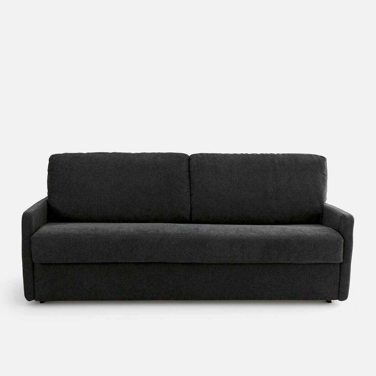 LA REDOUTE INTERIEURS<br>Cama alta, tecido texturizado, Bultex Marta