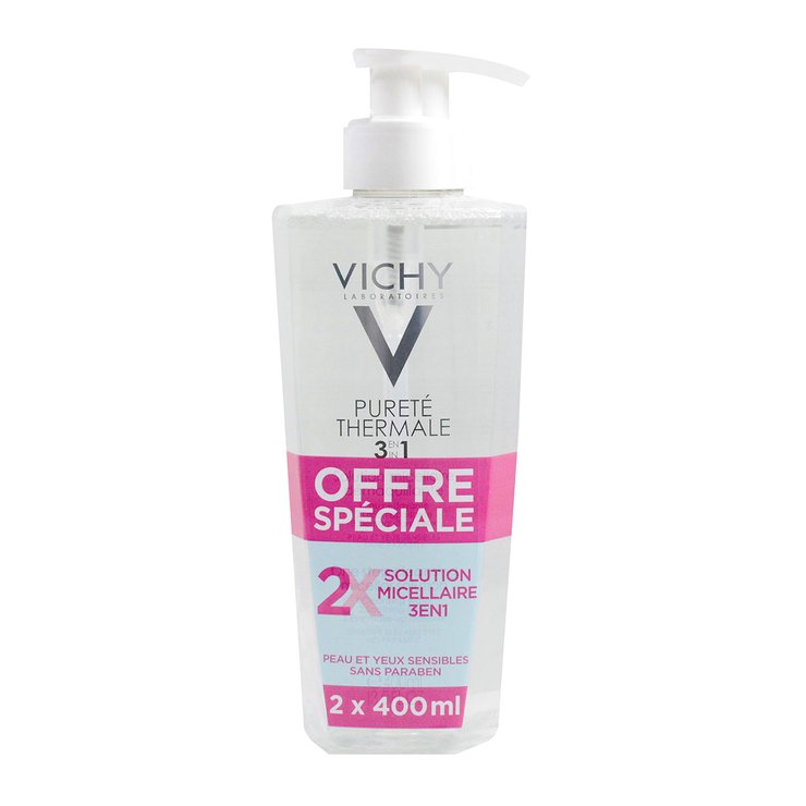 Solution micellaire apaisante Pureté Thermale 3en1 2x400ml