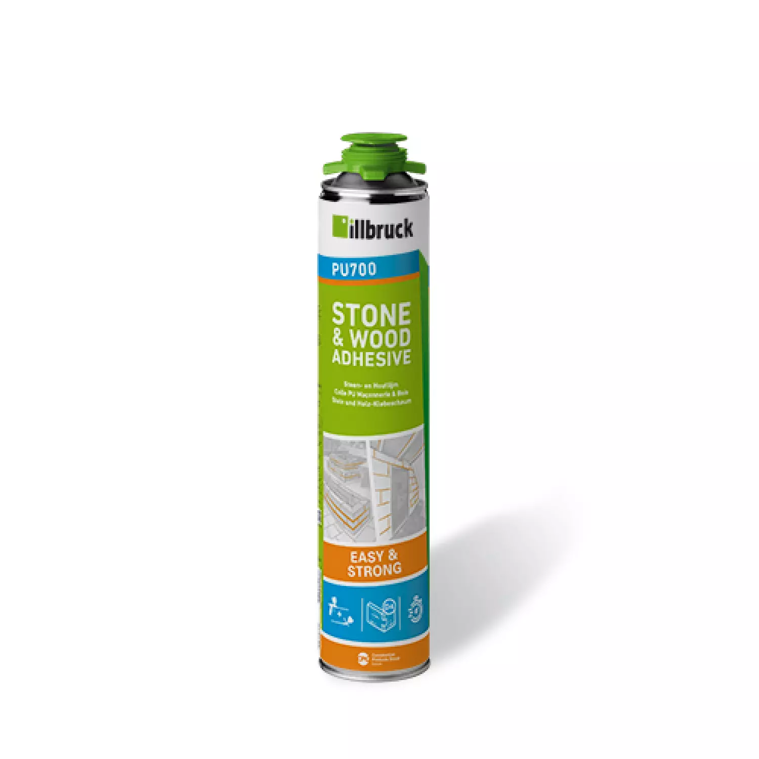 illbruck PU700 Startersset - 2x PU700 - 880 ml   AA700 Lijmverdeler   Pistool
