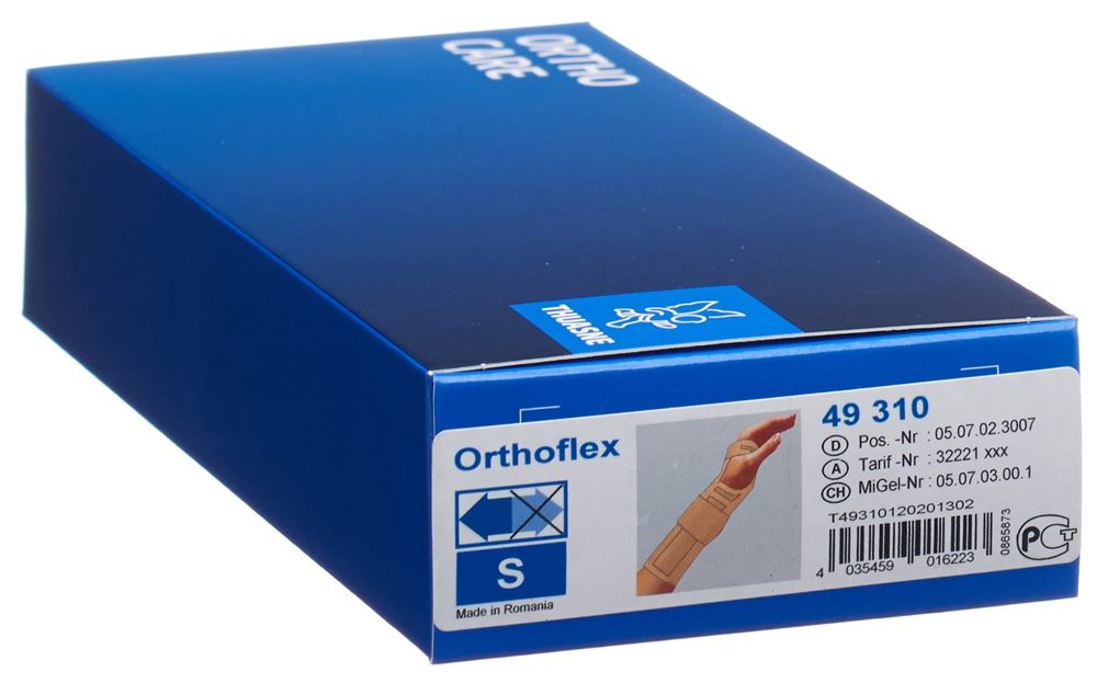 Thuasne Orthoflex Handgelenkband XL 21cm links hautfarbig 1 Stk