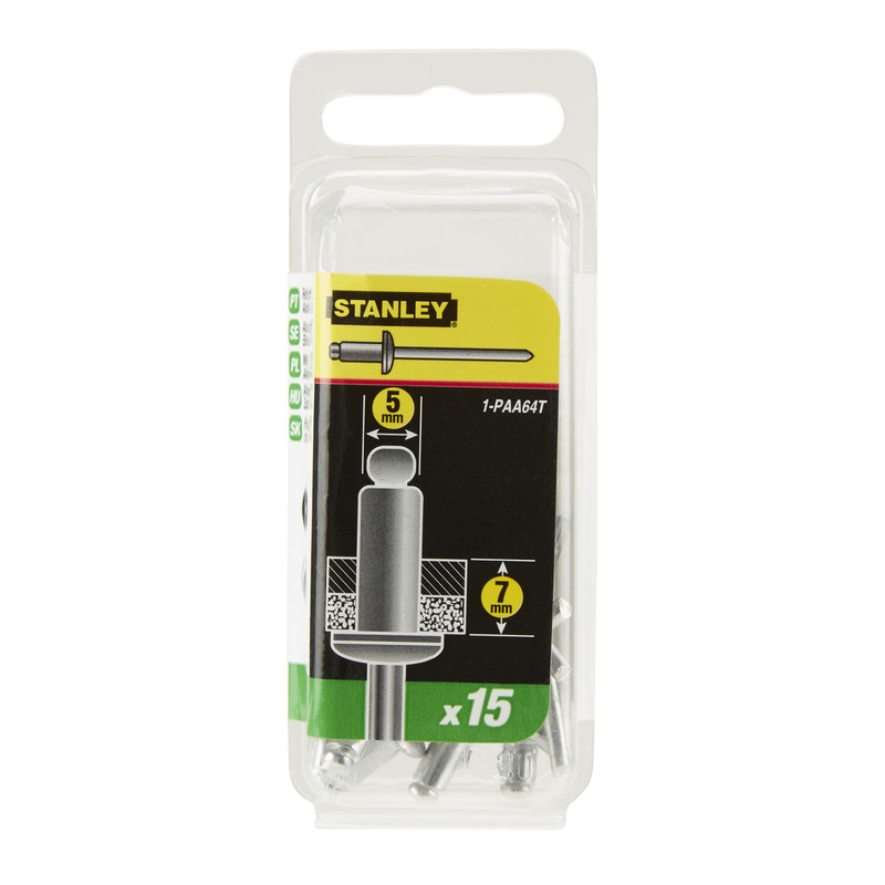 Stanley blindklinknagels 5x7mm