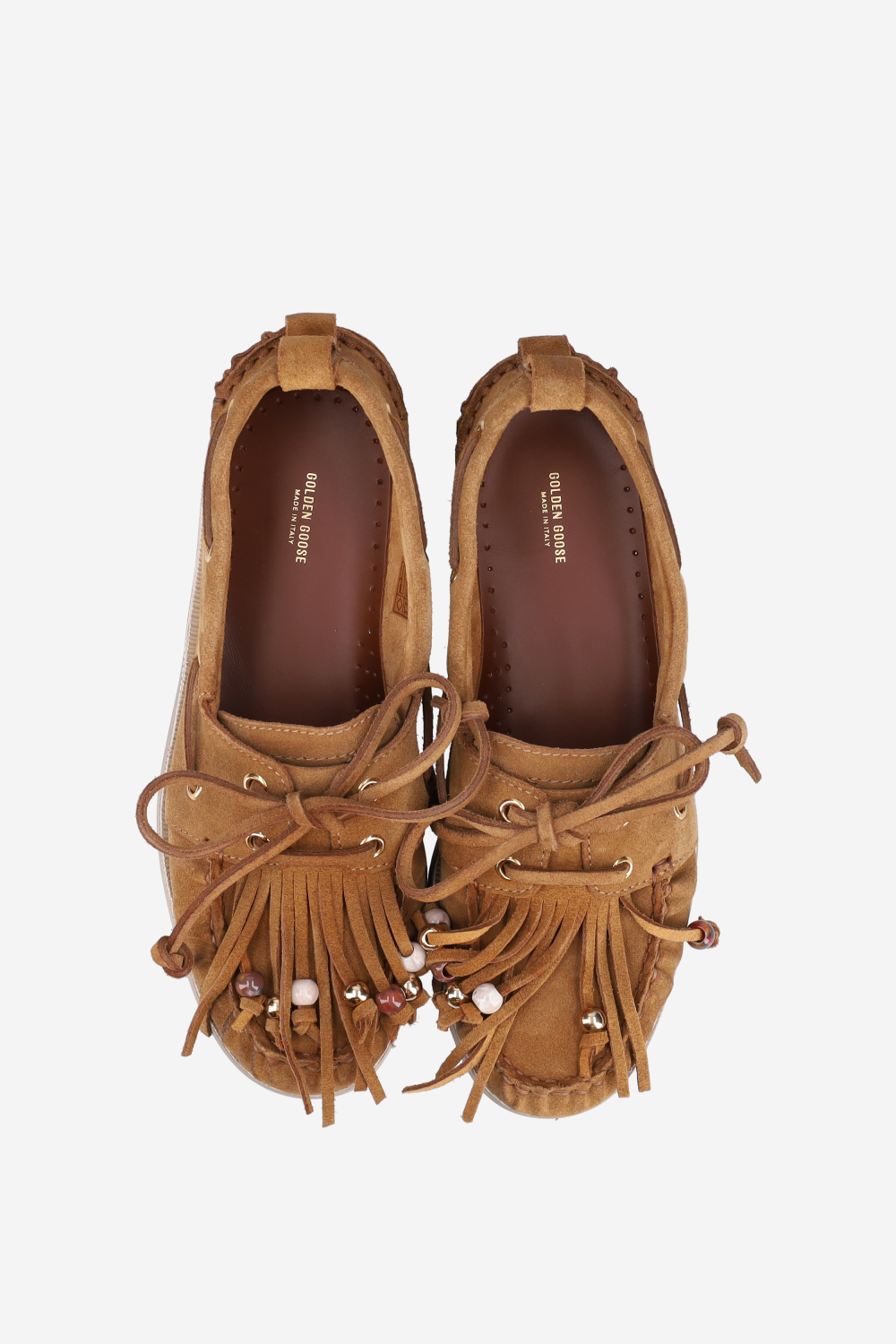 Cruise fringes suede loafers