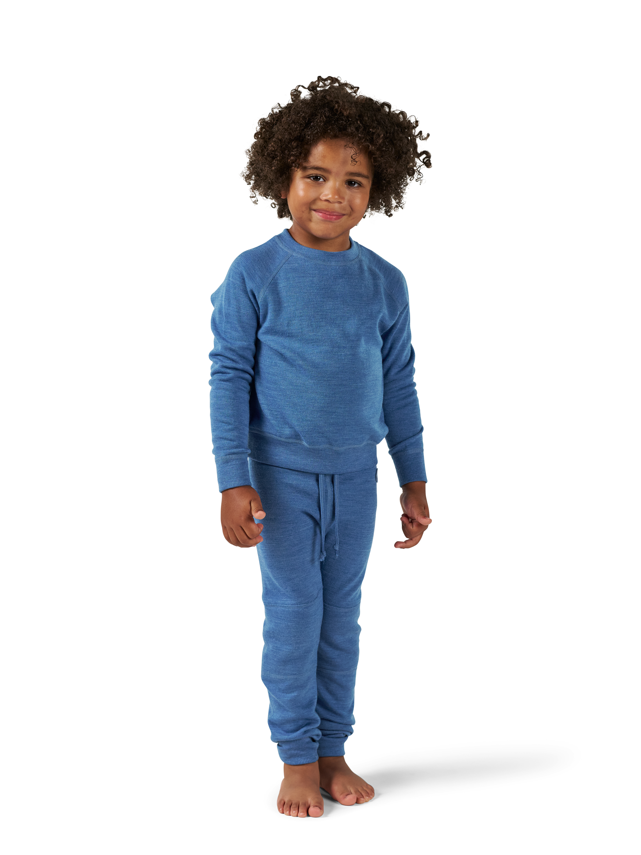 Trui van merinowollen terry voor kinderen
