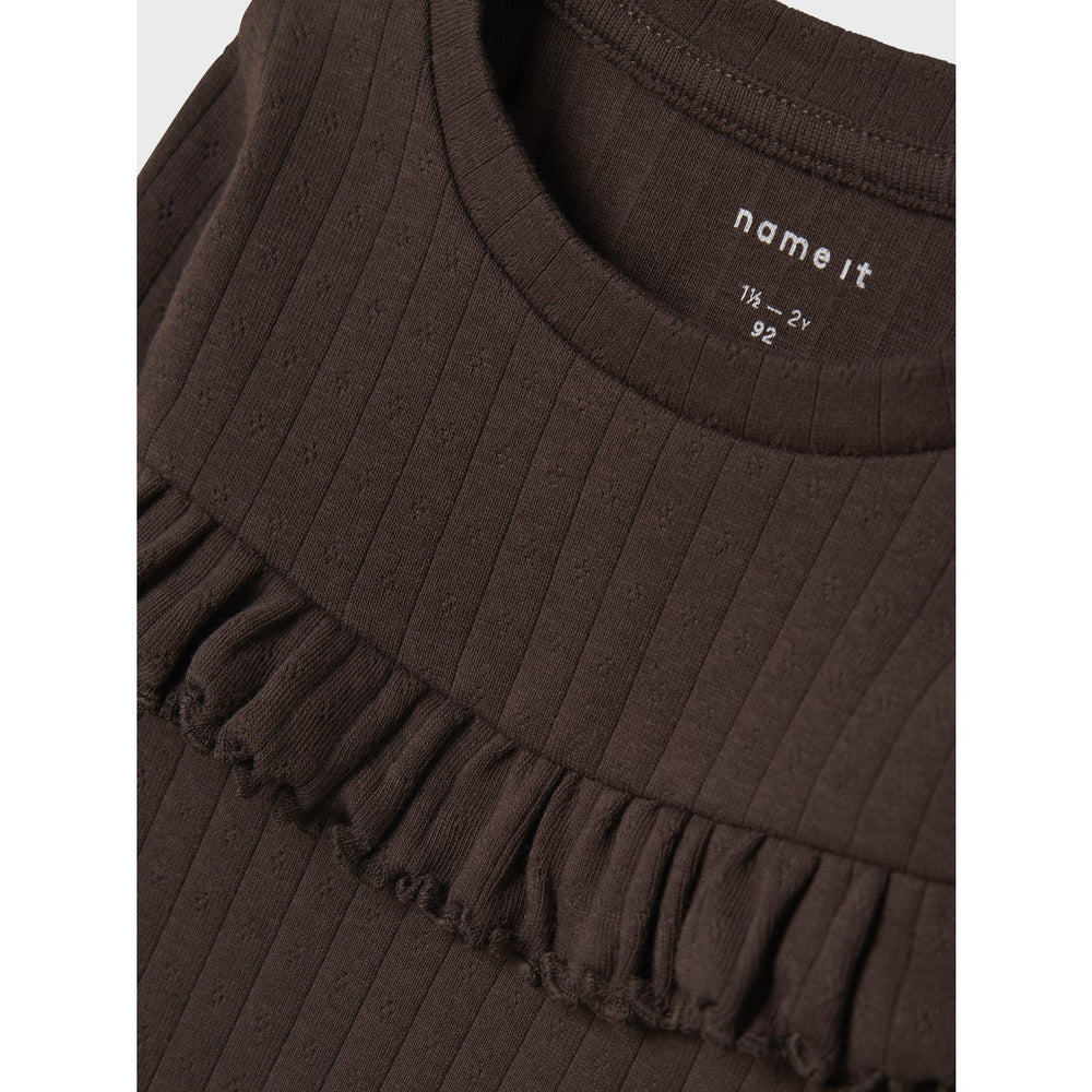 Køb Name It Seal Brown Nmflalla Xsl Ls Top