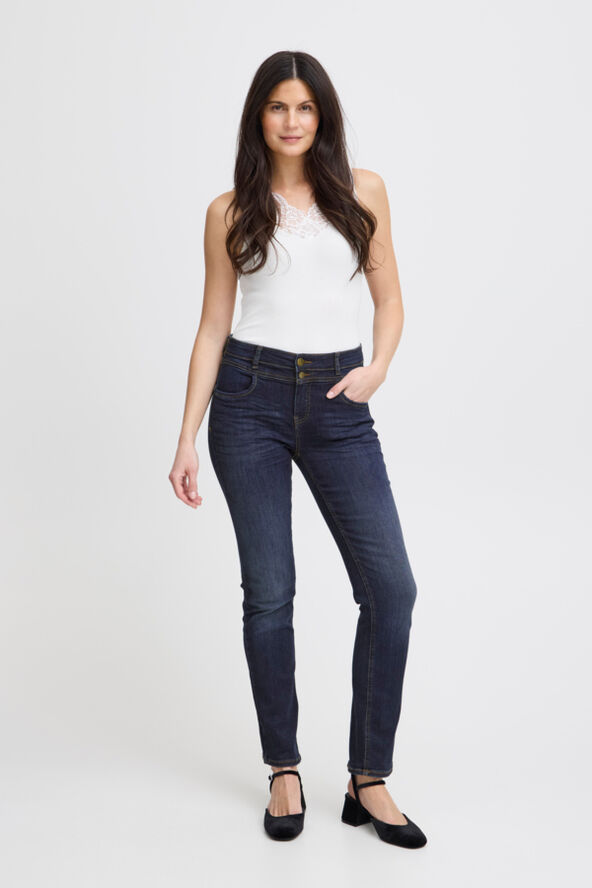 Fransa Zomal 2 Jeans Denim (noos) indigo blue denim