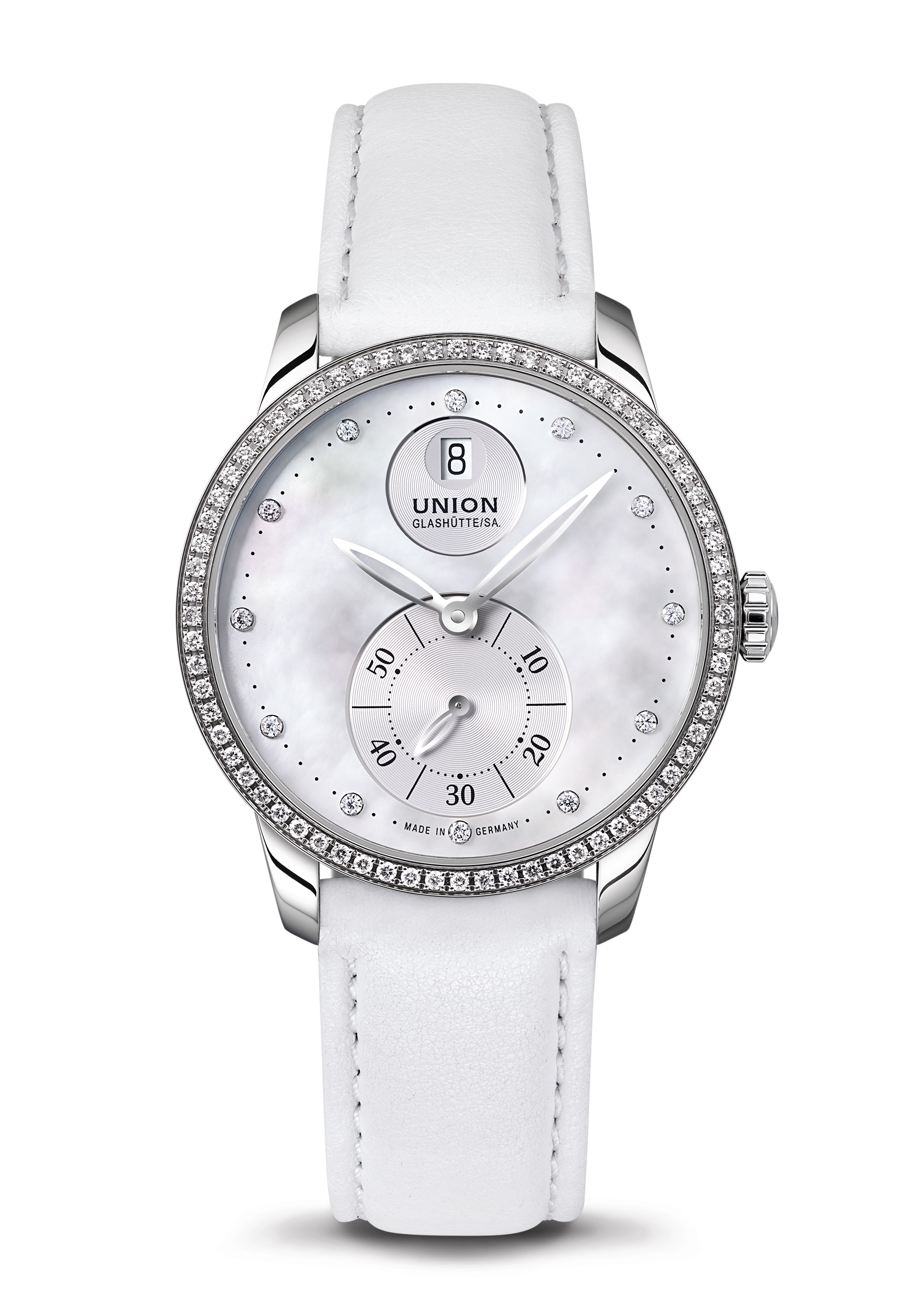 Union Glashütte SA. Seris Kleine Sekunde Damenuhr