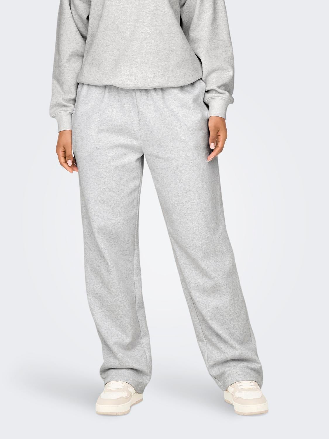 ONLDAZE Mittlere Taille Normal geschnitten Jogginghose Light Grey Melange
