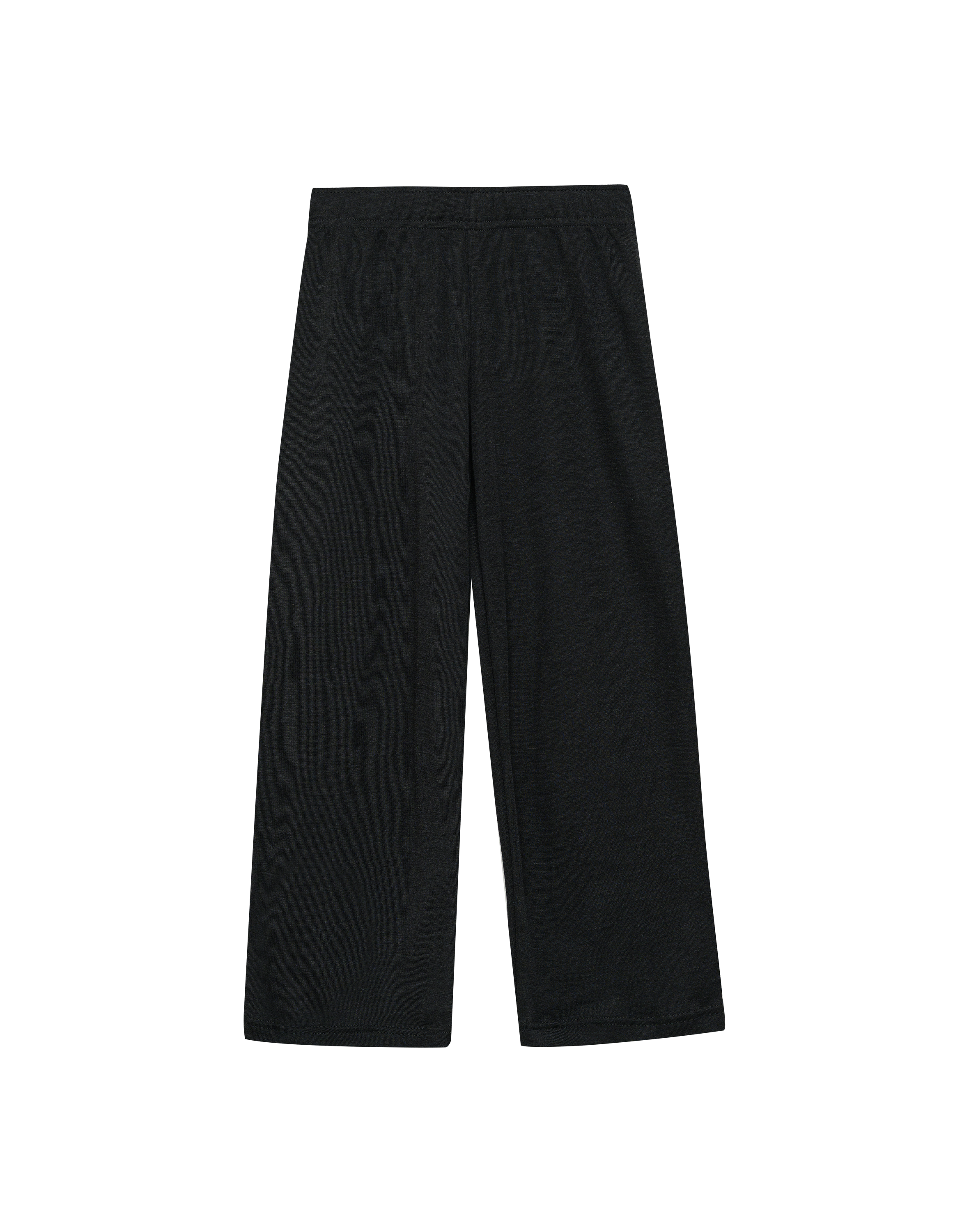 Broek met rechte pijpen in merinowol/zijde voor kindere