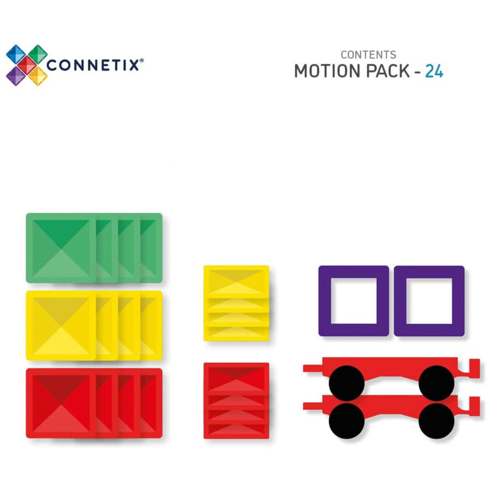 Køb Connetix Rainbow Motion Pak 24 Styks