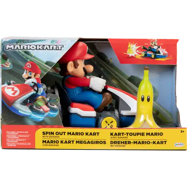 Super Mario Kart Mario Spin-out Racer