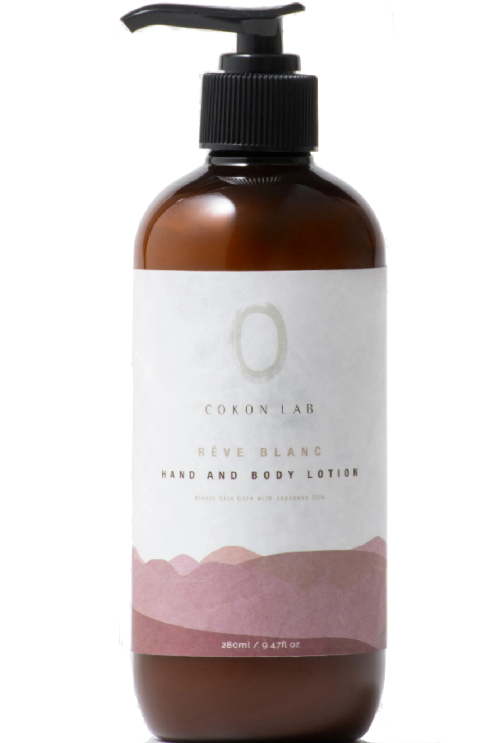 Cokon Lab Lotion hydratante à la soie japonaise Rêve Blanc-280 ml