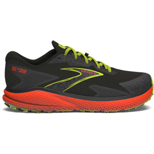 Chaussure trail BROOKS DIVIDE 5 BLACK/CHERRY/LIME