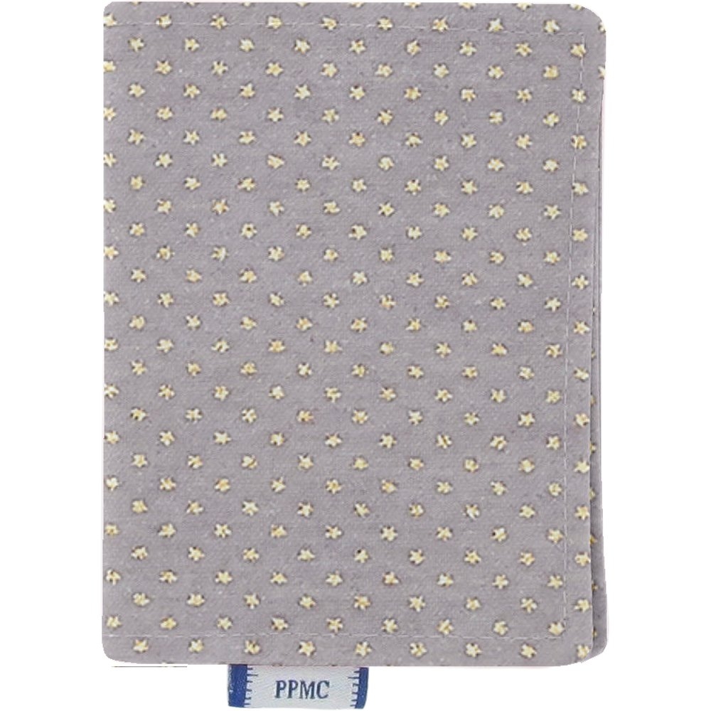Porte Carte Etoile Or Gris