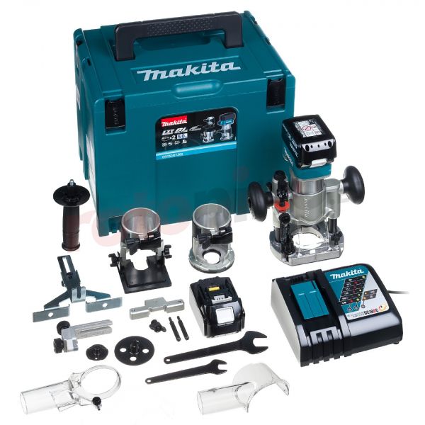 Makita Tupia Multifunções 18V 6/8mm DRT50RTJX2