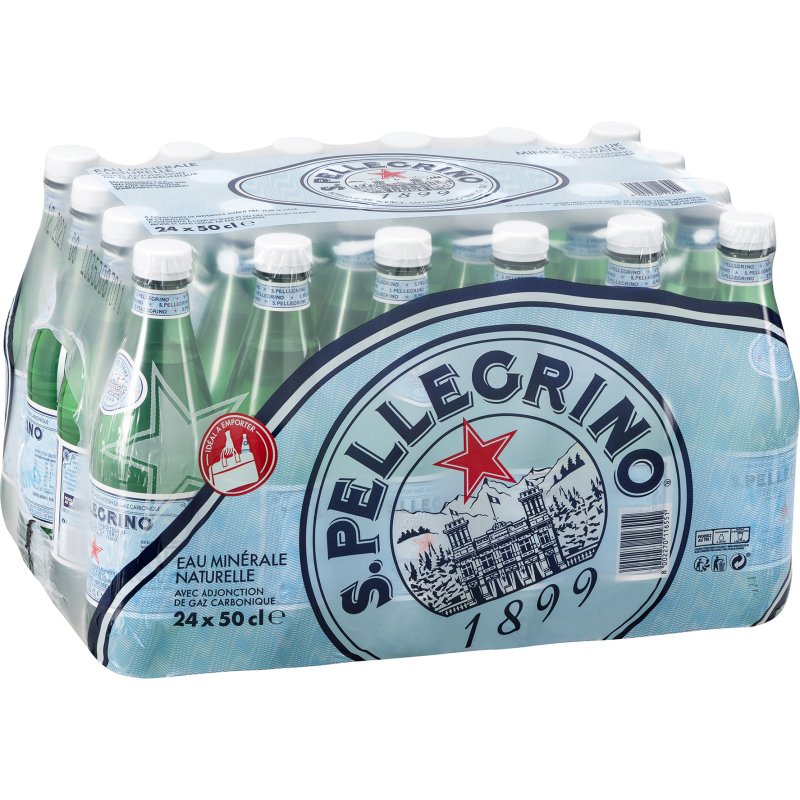 Eau gazeuse S. Pellegrino 50 cl - 24 bouteilles