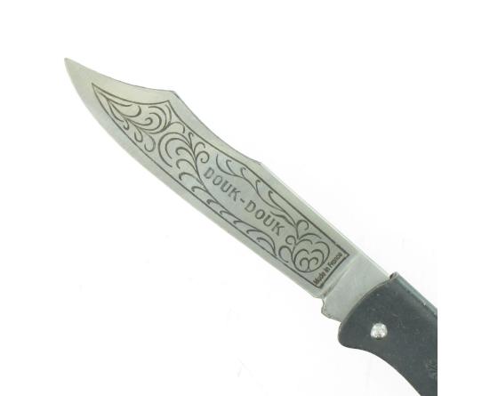 Douk Douk 200 Carbone - Manche Acier Noir Couteau de poche Le Thiers par Cognet Douk Douk