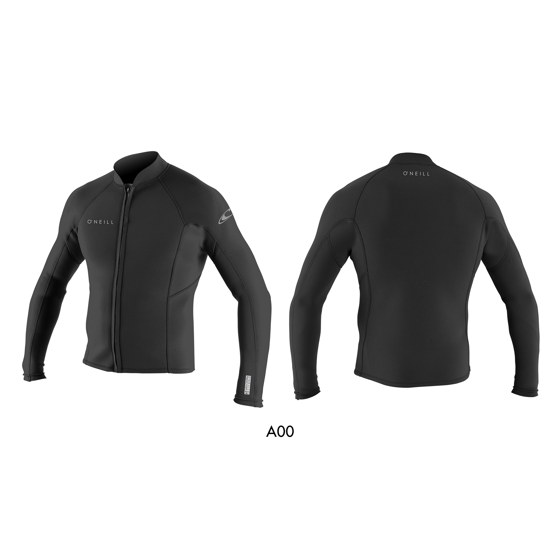 O'Neill Reactor 2mm Front zip jacket BLK / BLK